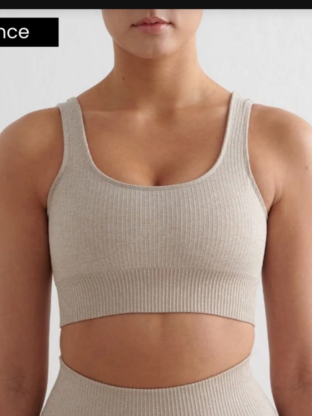 Aim’N Yellow Ribbed Crop Top and Leggings Set - Picture 11 of 11